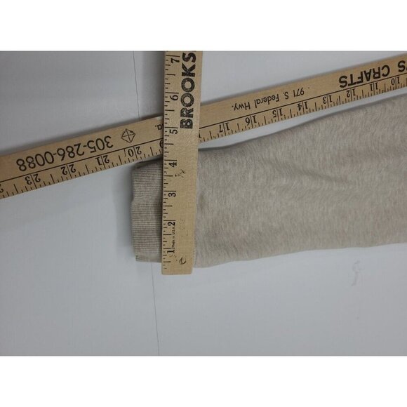 Columbia Pullover Sweatshirt Men's Size XL Cream 1/4 Zip - Picture 6 of 7